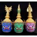 Giant Mask Khon Exclusive Thai Handmade Ramayana Collectible Home Decor Set 3    332045288791
